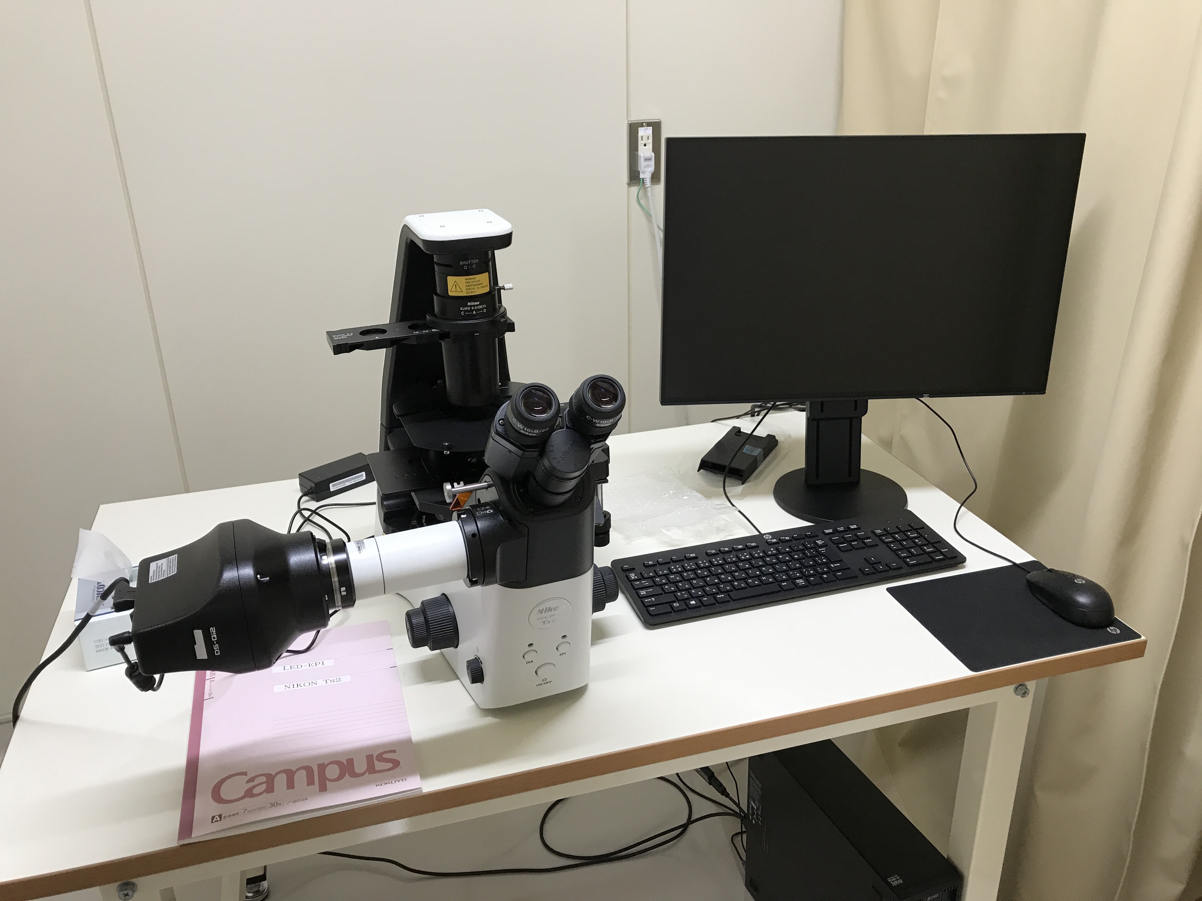 LED照明落射蛍光顕微鏡