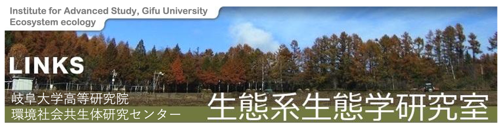 岐阜大学流域圏科学研究センター植生資源研究部門・植生機能研究分野 大塚俊之 研究室